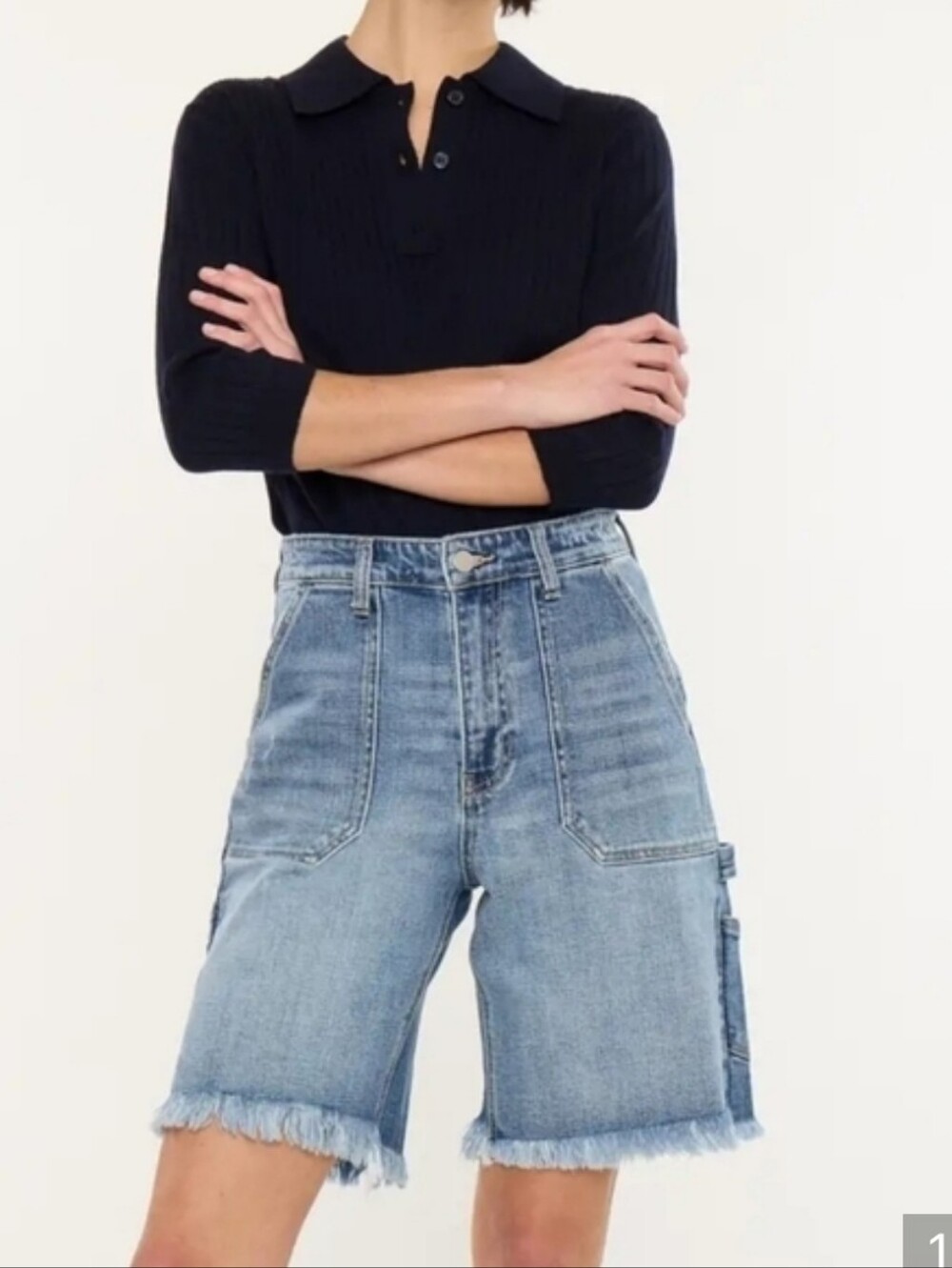 Kancan 90's Boyfriend Bermuda Shorts